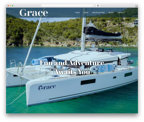 Yacht cya WordPress plugin - chartergrace.com
