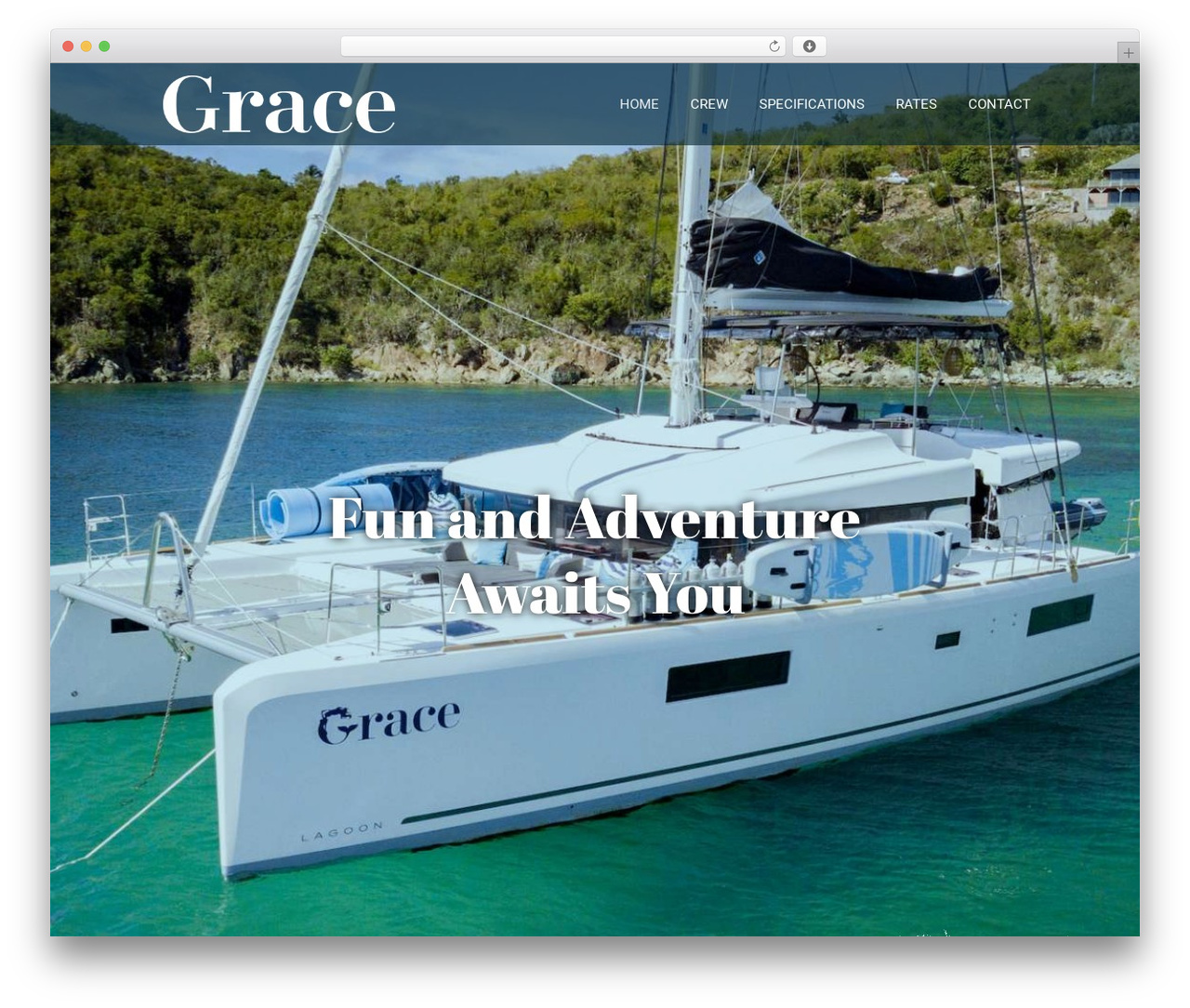 Divi WordPress theme - chartergrace.com