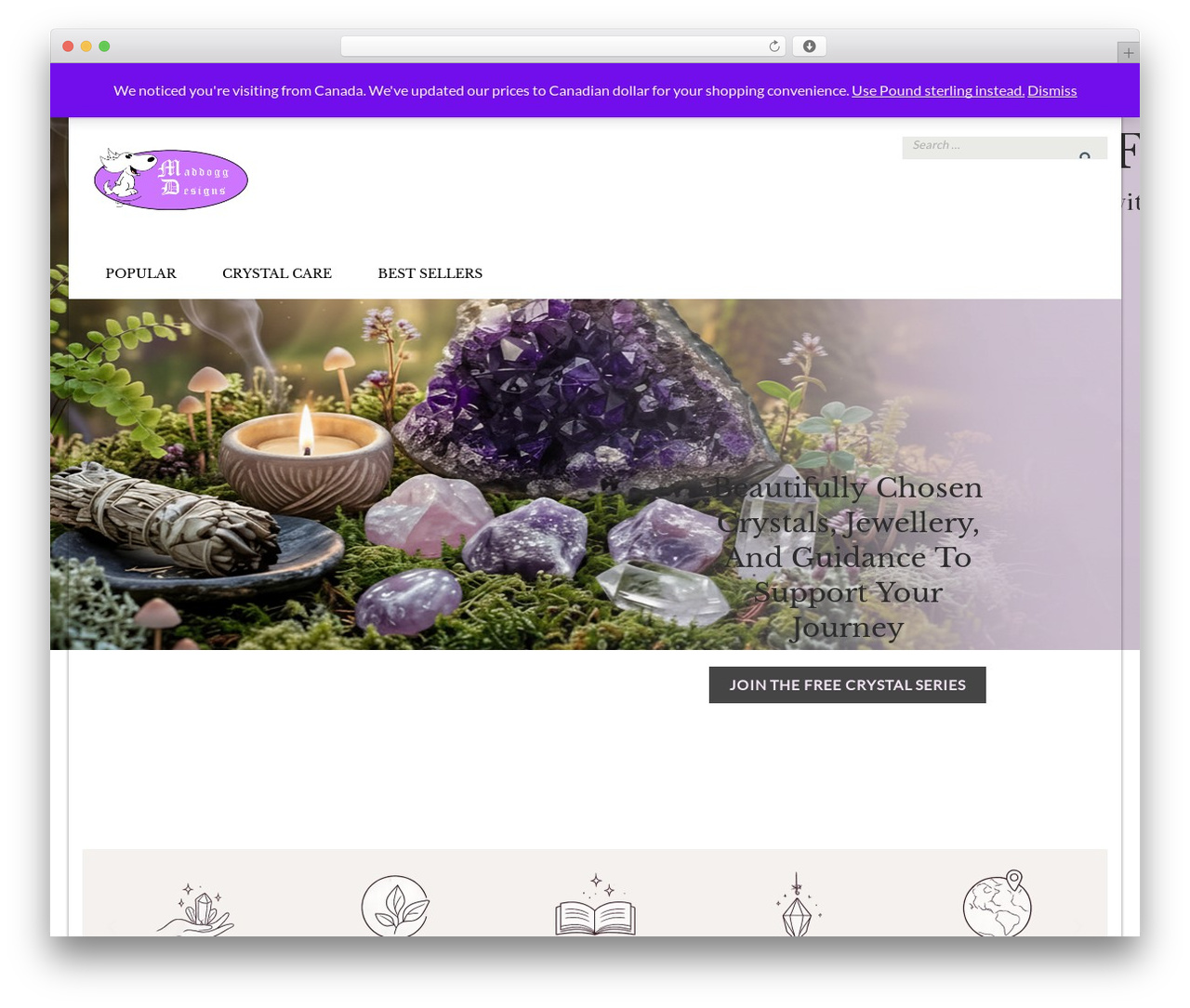 Handmade Titan WordPress page theme - maddoggdesigns.com