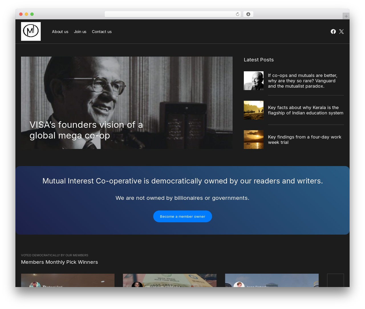 Networker theme WordPress - mutualinterest.coop