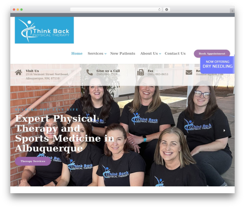 Physio-qt WordPress theme - thinkbackpt.com