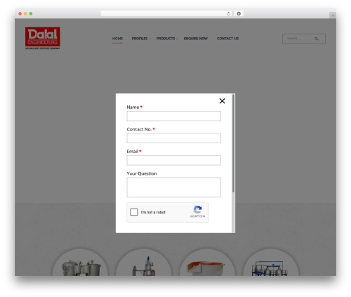 wegener WordPress page theme - dalalengineering.com