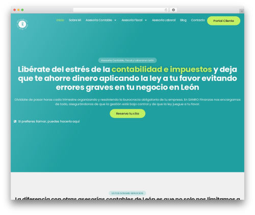 WordPress theme Hello Elementor - sanrofinanzas.com