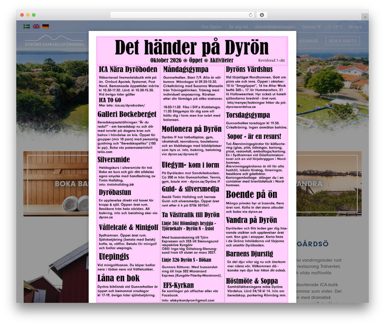 WordPress website theme Dyrön Theme - dyron.se WordPress website theme Dyrön Theme - dyron.se