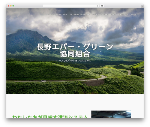 WordPress website theme riseWP - naganoevergreen.org WordPress website theme riseWP - naganoevergreen.org