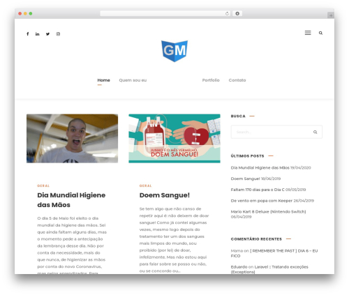 Akea WordPress theme - guilhermemori.com