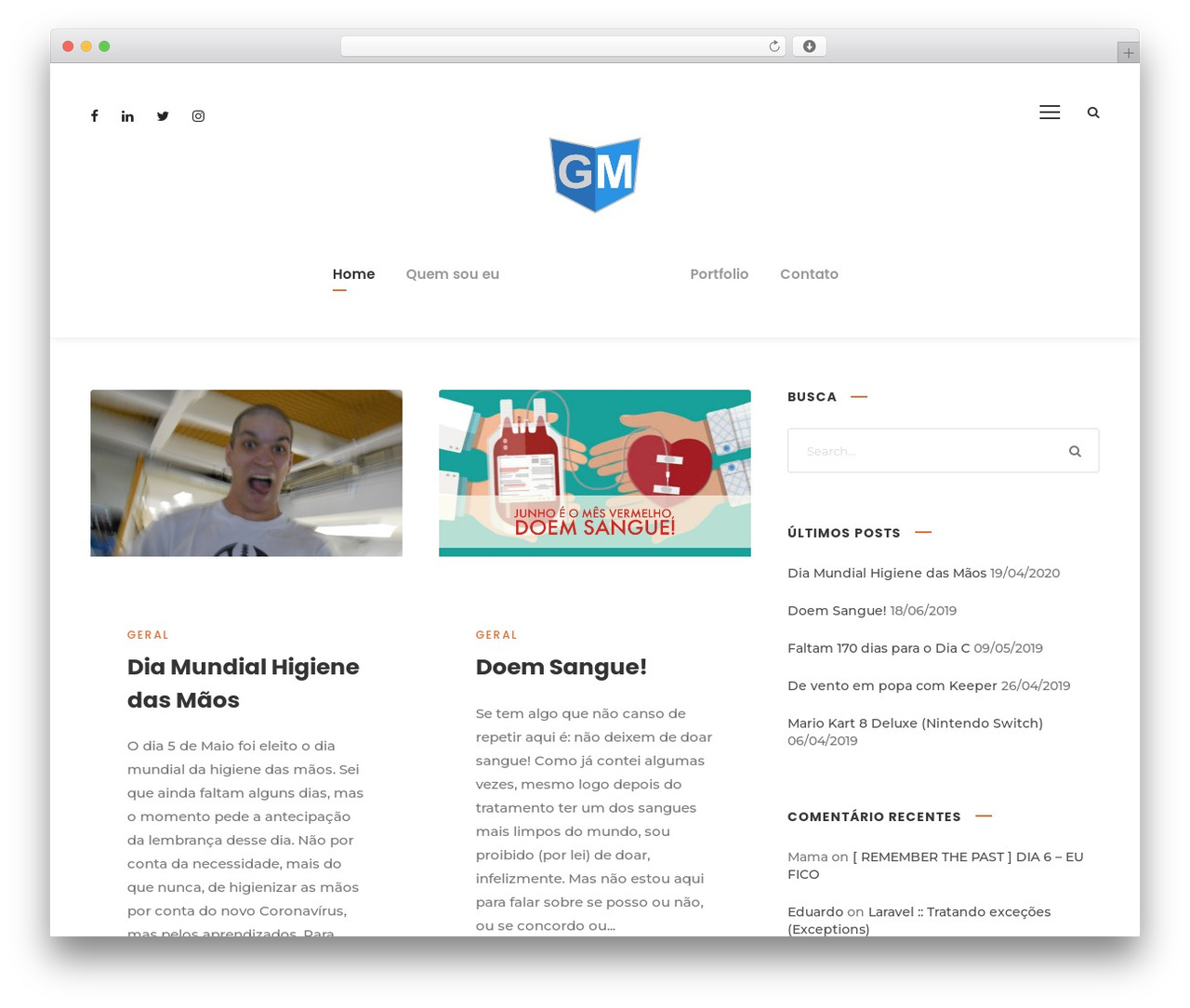 Akea WordPress theme - guilhermemori.com