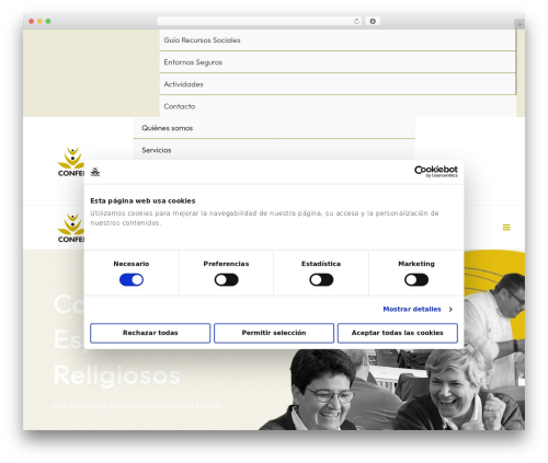 Astra theme WordPress - confer.es
