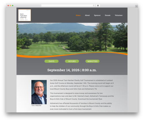 Charitian core WordPress plugin - tomhatchercharities.org