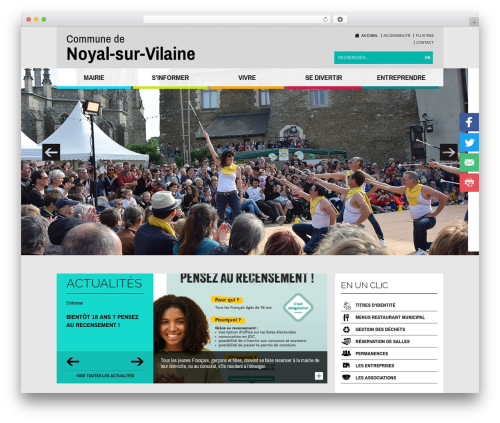Creasit agenda WordPress plugin - ville-noyalsurvilaine.fr