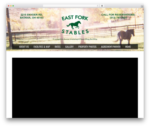 Themify Flow WordPress website theme - eastforkstables.net