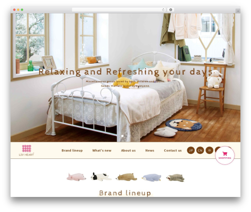 WordPress theme りぶはあと - livheart.com