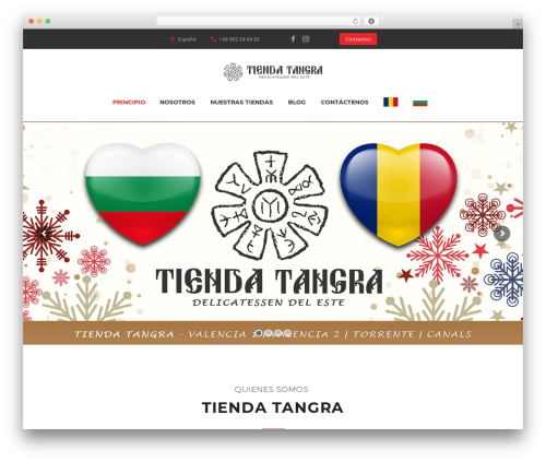 WordPress theme TheGem - tiendatangra.com