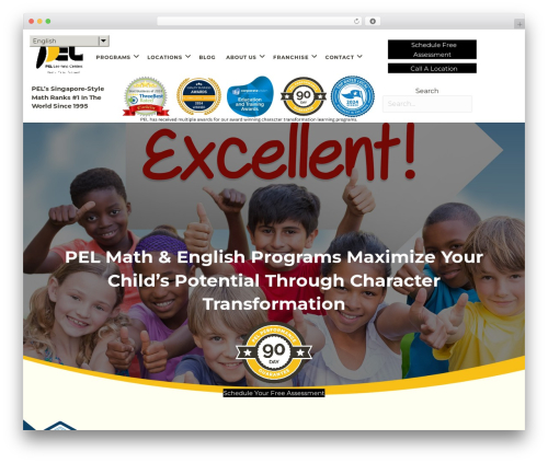 WordPress theme Beaver Builder Theme - pellearning.com