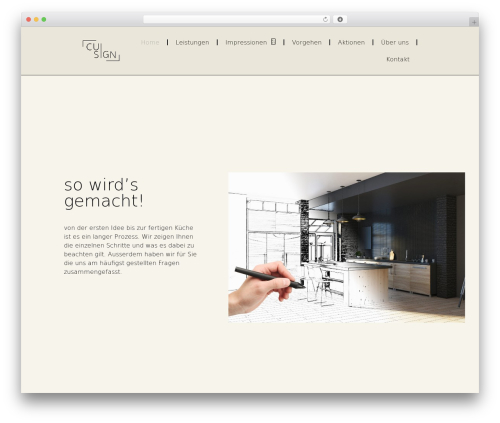 WordPress theme Cuisign Theme - cuisign.ch