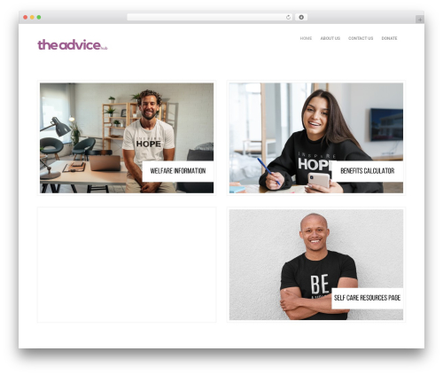 WordPress theme Flatbase - theadvicehub.org