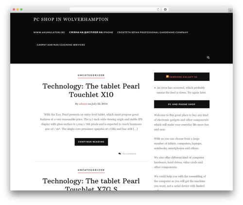 WordPress theme Floro - stopthejnf.org.uk
