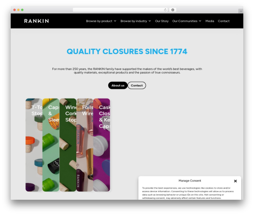 WP theme ArmstrongB2B® Development Theme - rankincork.co.uk
