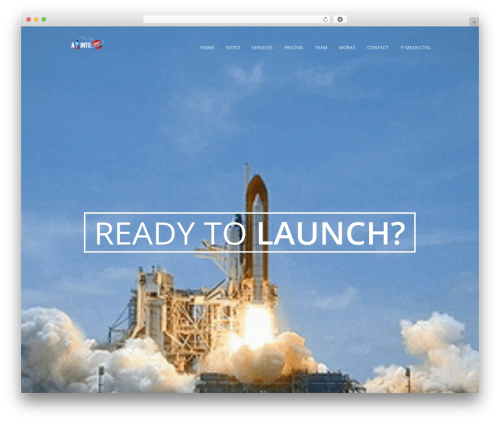 Xone company WordPress theme - arocketinto.space