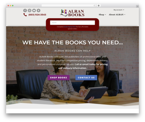 Multimanager wp WordPress plugin - alranbooks.com