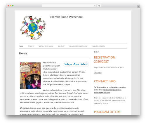 Tiny Framework WordPress theme free - ellerslieroadpreschool.ca