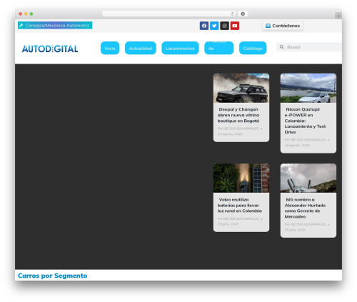 Vehica WordPress theme - autodigital.com.co