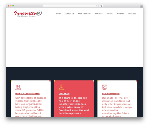Vizeon WordPress theme - innosoftel.com