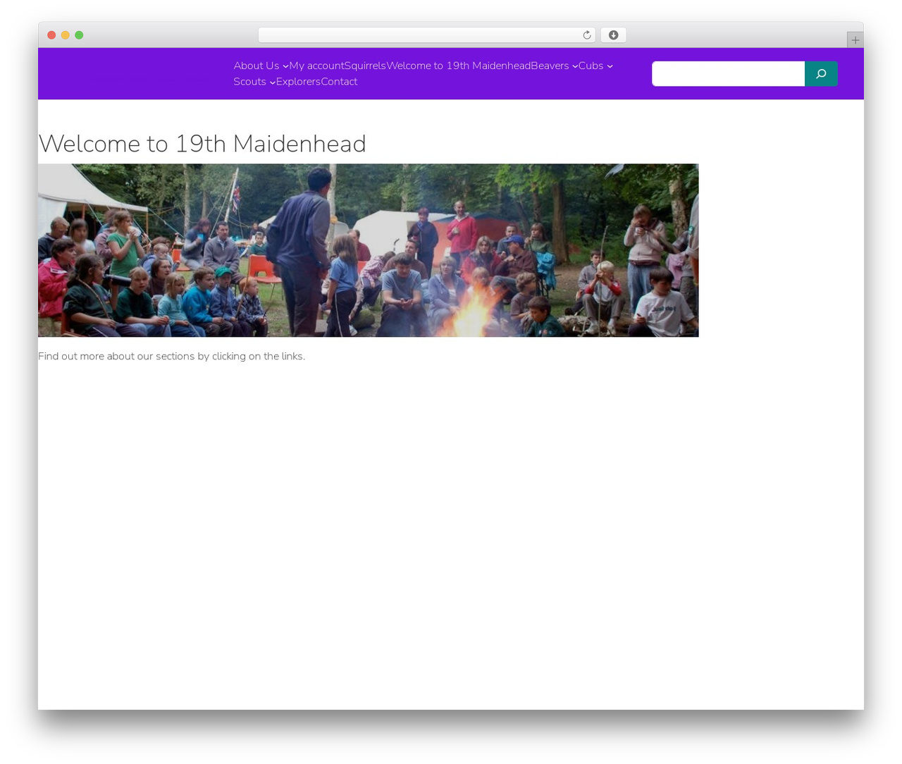 Bootscout-theme WordPress theme - 19thmaidenheadscouts.org.uk