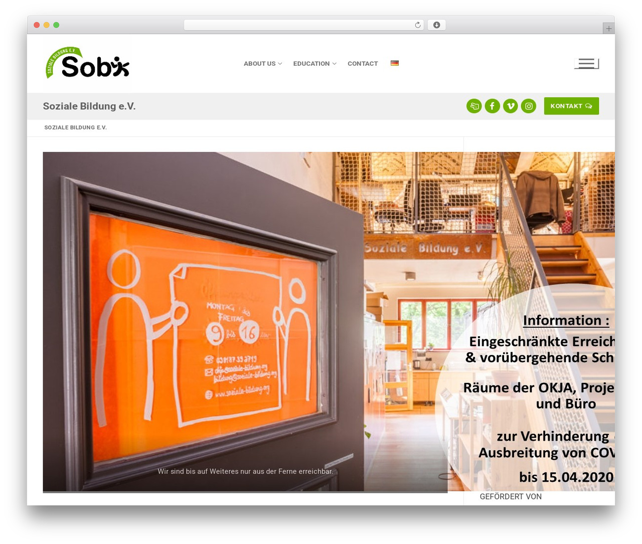 Sobi Theme 2019 theme WordPress - soziale-bildung.org