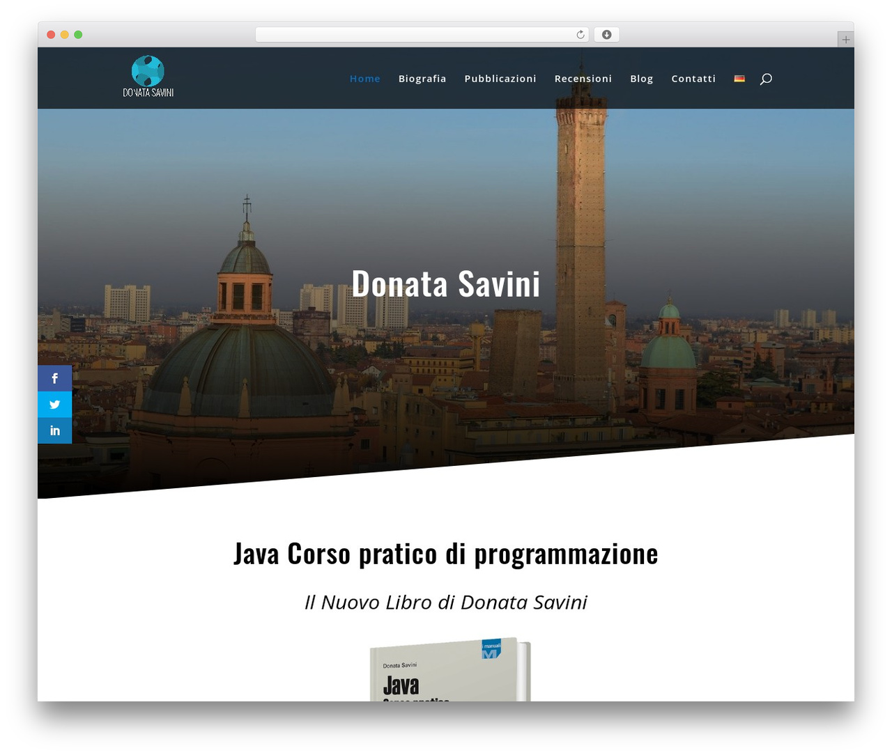 Divi WordPress theme - donatasavini.com
