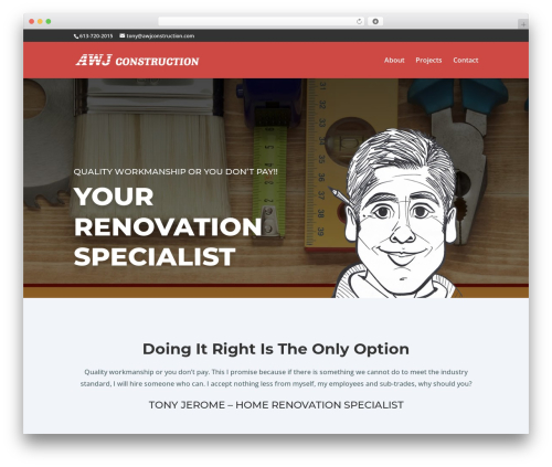 Divi breadcrumbs module WordPress plugin - awjconstruction.com