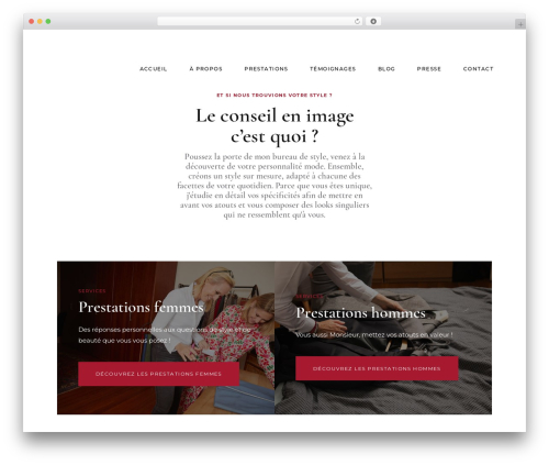 Etienne theme WordPress - carole.swiss