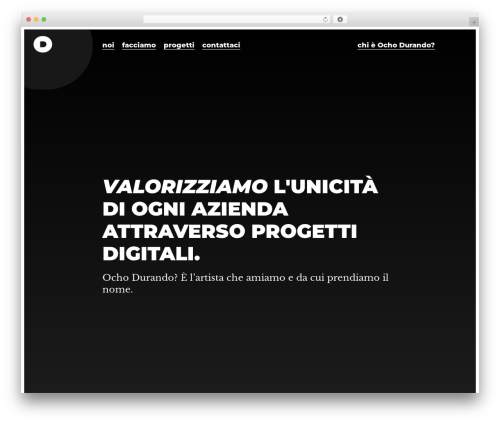 Ochodurando WordPress theme - ochodurando.com