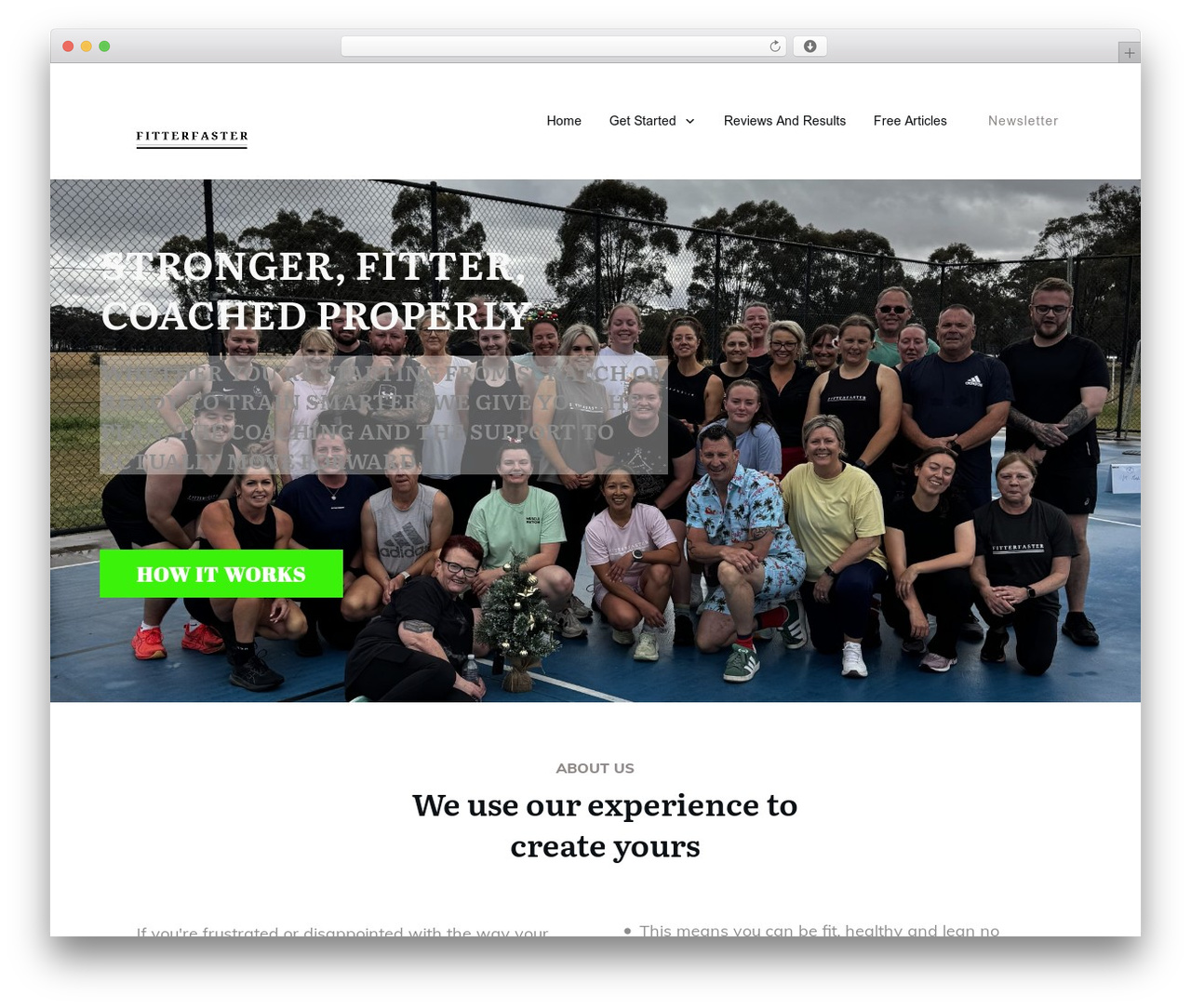 Thrive Theme Builder WordPress theme - fitterfaster.net.au
