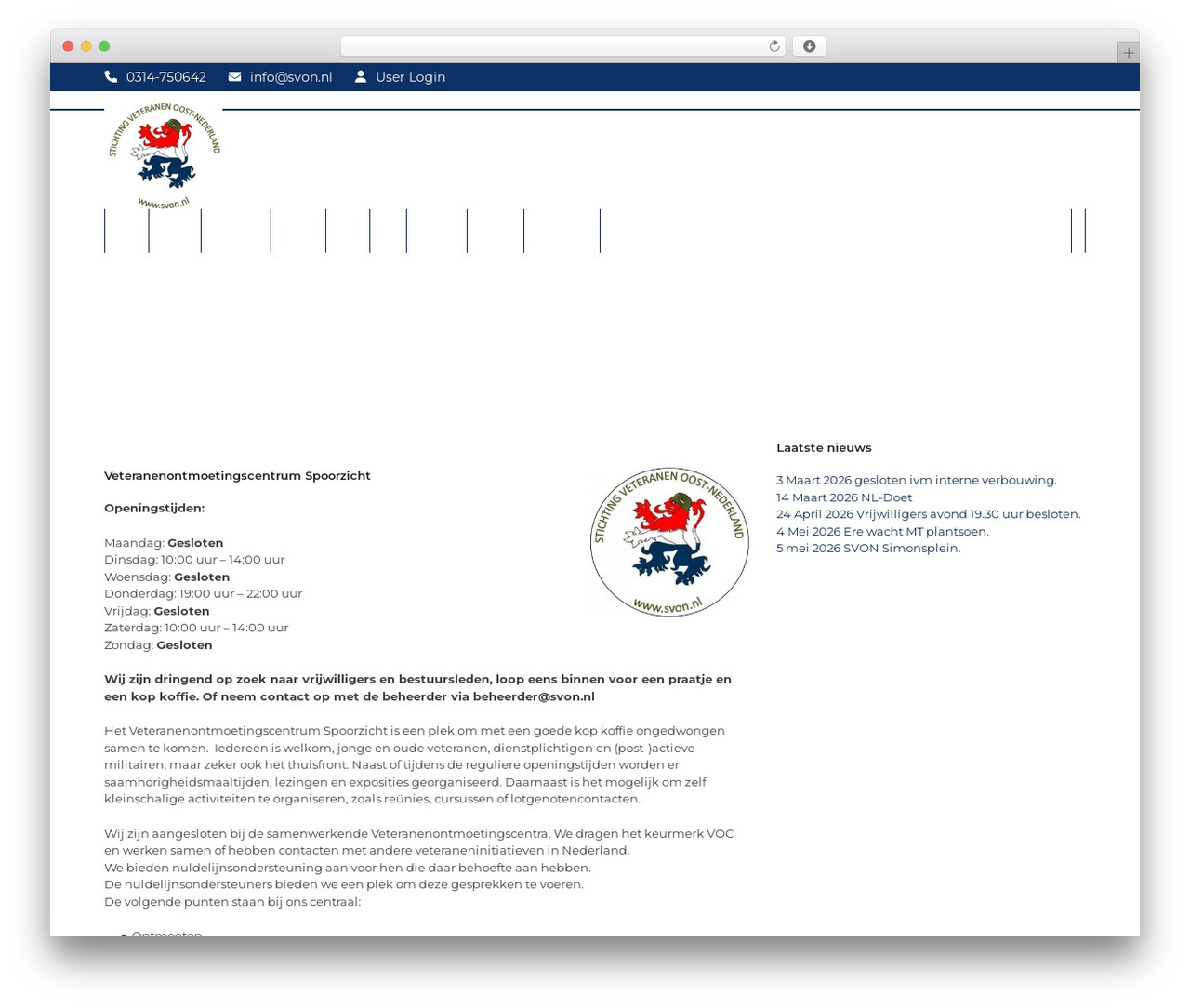 Total theme WordPress - svon.nl