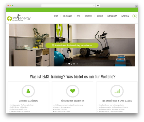 WordPress theme Dotted - lifeenergy-landgraf.de