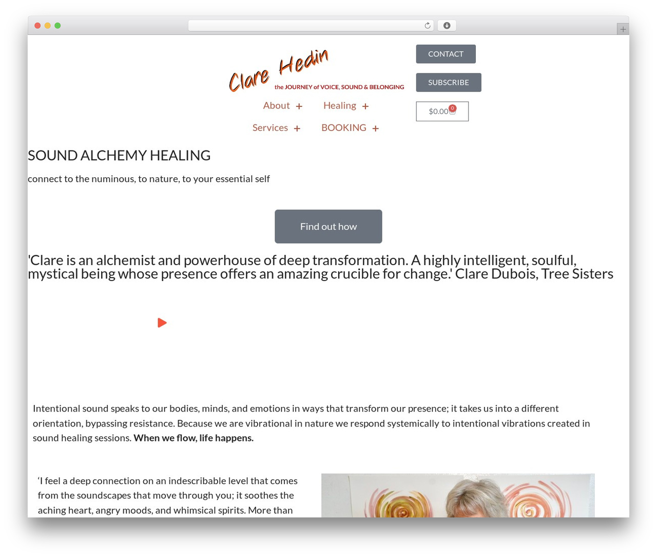 WordPress theme GeneratePress - clarehedin.com