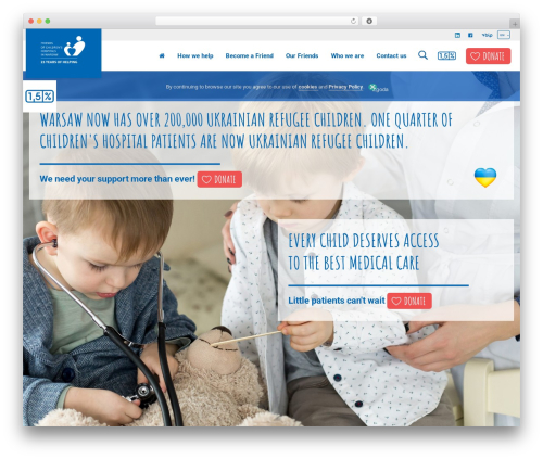 WordPress theme MaterialWP - fundacjaprzyjaciol.org