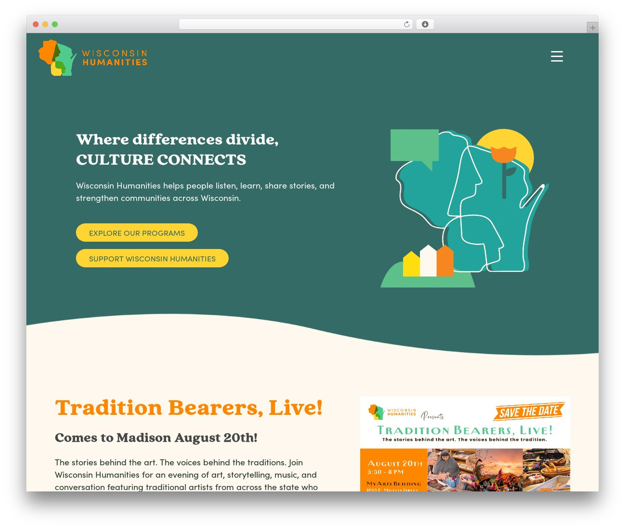 WordPress theme Sage Starter Theme - wisconsinhumanities.org