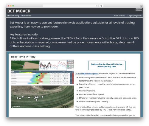 Includes WordPress plugin - betmover.com