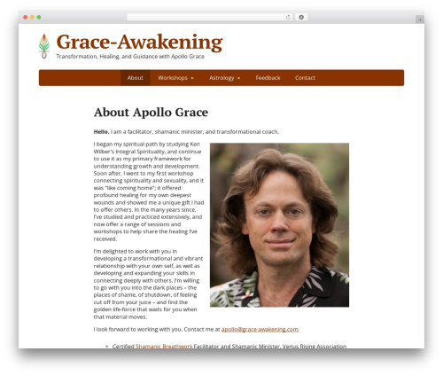WP theme Basic - grace-awakening.com
