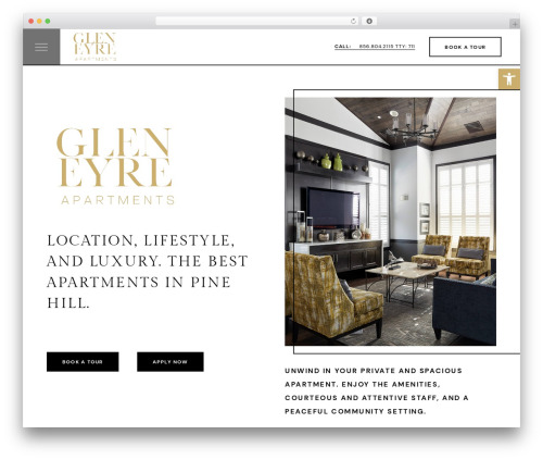AJH Frames Theme WordPress website theme - gleneyreapartments.com