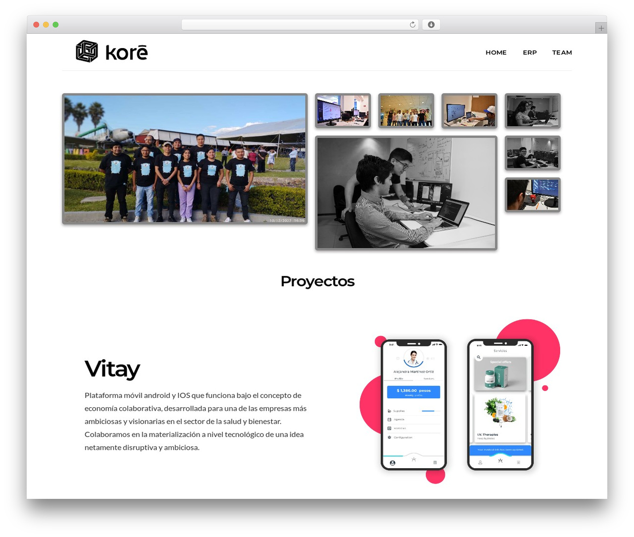 Authentic WP theme - koreingenieria.com