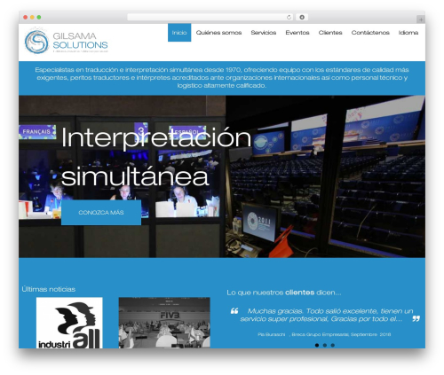 cherry theme WordPress - gilsamasolutions.com