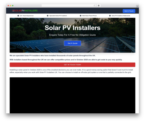 Az lists WordPress plugin - solarpvinstallers.uk