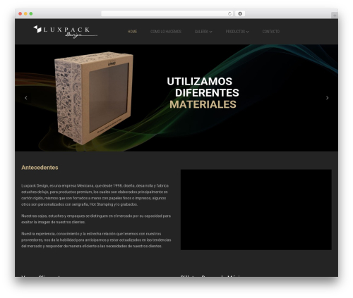 insidect theme WordPress - luxpackdesign.com