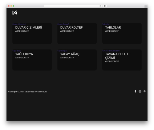 Nicex WordPress website theme - artdekoratif.com