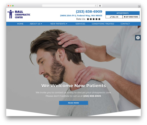 Parent Theme WordPress theme - ballchiropracticcenter.com