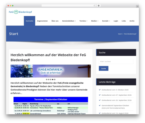 SpicePress WordPress theme - feg-biedenkopf.de