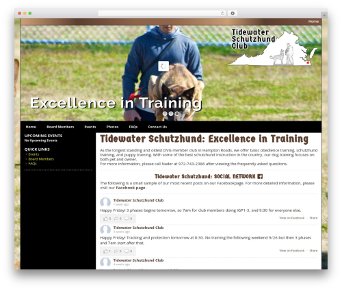 Theme WordPress Toolset Starter - tidewaterschutzhund.com